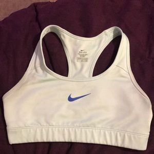 Light blue Nike Dri-Fit Sports Bra